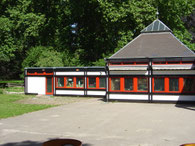 Spielhaus Unterer Schloßgarten Gebäude von hinten 