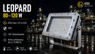 LEOPARD Ex-Schutz LED-Industrie-Strahler 80-120W – ATEX Zone 1/21 & 2/22