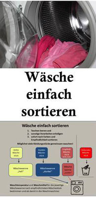 Einfach Wäsche sortieren - Haushalt organisieren