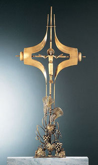 Schmiedebronze Grabkreuz 150x70cm