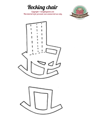 How to make a quiet book? rocking chair