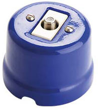 presa #satellitare #porcellana #colorata #blu #amarcords #FAI