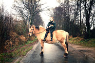 Bianca Jost beim Reiten