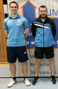 Die zwei besten Spieler der Kreisliga (v.l. Daniel Jacquemien und Kevin Müller)