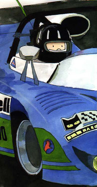 Graham Hill by Muneta & Cerracín