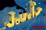 Pierre Péron, Mangez du poisson, 1937, gouache sur papier, collection particulière.© DR.