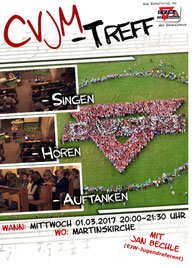 vergrößerbarer Flyer: CVJM-Treff