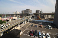 お部屋から見た線路