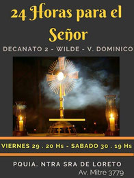 24 horas para el Señor - Fiesta en Loreto - Loreto ATR 24 horas para el Señor - Fiesta en Loreto - Loreto ATR