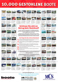 Plakat Gestohlene Boote