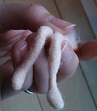 羊毛フェルト人形　作り方