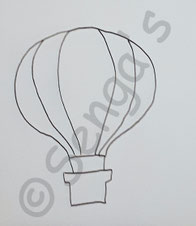 Heissluftballon / Motiv für Blachenprodukte