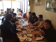 河原塾超御一行で、カレー屋を占領