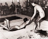 Yves KLEIN, "Anthropométries", 1960, performance