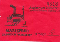 Unser Dampfer Billet nach Mariefred