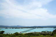 沖縄の風景　古宇利大橋　沖縄写真