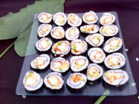 Petits sushis cuits