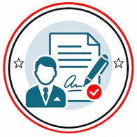Icon zum Thema Maklerauftrag beim Immobilienverkauf mit Immobilienmakler
