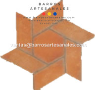 <img src="Loseta Francesa Combinada de Barro al Natural.jpg" alt=" Loseta Francesa Combinada de Barro al Natural hecha en México 100% a mano" />