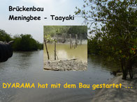 Meerarm zwischen Meningbe und Taayaki