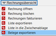 Belege exportieren PDF