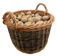 Kartoffelkorb, Erntekorb, Bauernkorb, Wirtschaftskorb