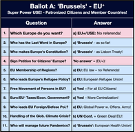 Image: Ballot A - More power to Brussels!
