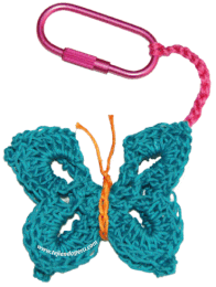 Tutorial: mariposa tejida a crochet (butterfly)