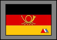 DDR post dienstvlag 1955 - 1973. 