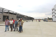 Vista panorámica del terminal terrestre en construcción. Manta, Ecuador.
