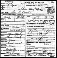 “George G Bush Certificate of Death, State of Michigan”      (click to enlarge)