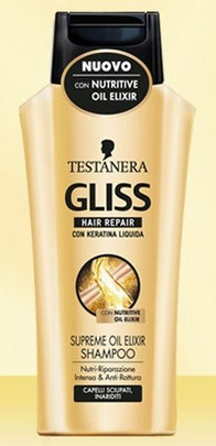 TESTANERA GLISS HAIR REPAIR con keratina liquida review recensione recensioni reviews