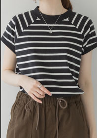 フレンチスリープ T シャツ フォーユー価格　1,780円(税込) ホワイトボーダー   