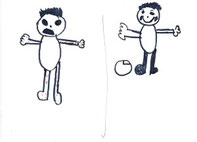 dessine toi avec et sans eczema