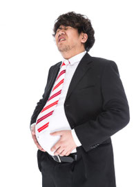 肥満の男性