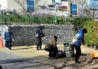 「公園草刈り」ボランティア (「市民草刈り隊」/木戸が池緑地)