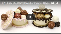 how to make chocolate bowls 