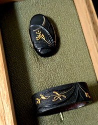 Conjunto de Fuchikashira Orquídeas