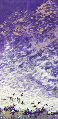 行云 SOARING 160X80CM 布面油画 OIL ON CANVAS 2023 (COLLECTED IN SHANGHAI)