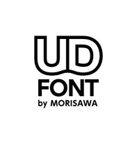 UD FONT マーク