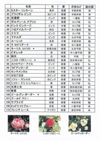 八幡山の洋館 庭園のバラ紹介 84～110 