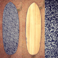 Paulownia wood surfboard Elleciel