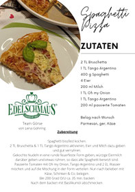 Spaghetti Pizza Bruschetta Tango Argentino Edelschmaus Rezept