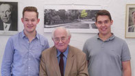 Professor Helfenbein (Mitte) ist bei der Jungen Union zu Gast · Foto | Junge Union