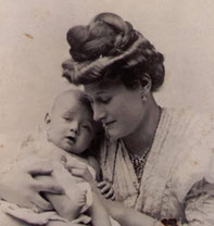 Johanna Alder geb Dolainski (1886-1982) mit Sohn Ernst