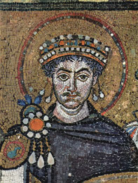 Ravenna, S. Vitale, Kaiser Justinian