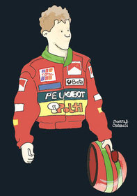 Eddie Irvine by Muneta & Cerracín