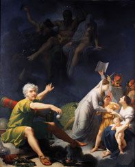 Jean-Baptiste Regnault, L’homme physique, l’homme moral et l’homme intellectuel, vers 1810-1815, huile sur toile, collection musée des beaux-arts de Brest métropole.