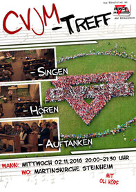 vergrößerbarer Flyer: CVJM-Treff
