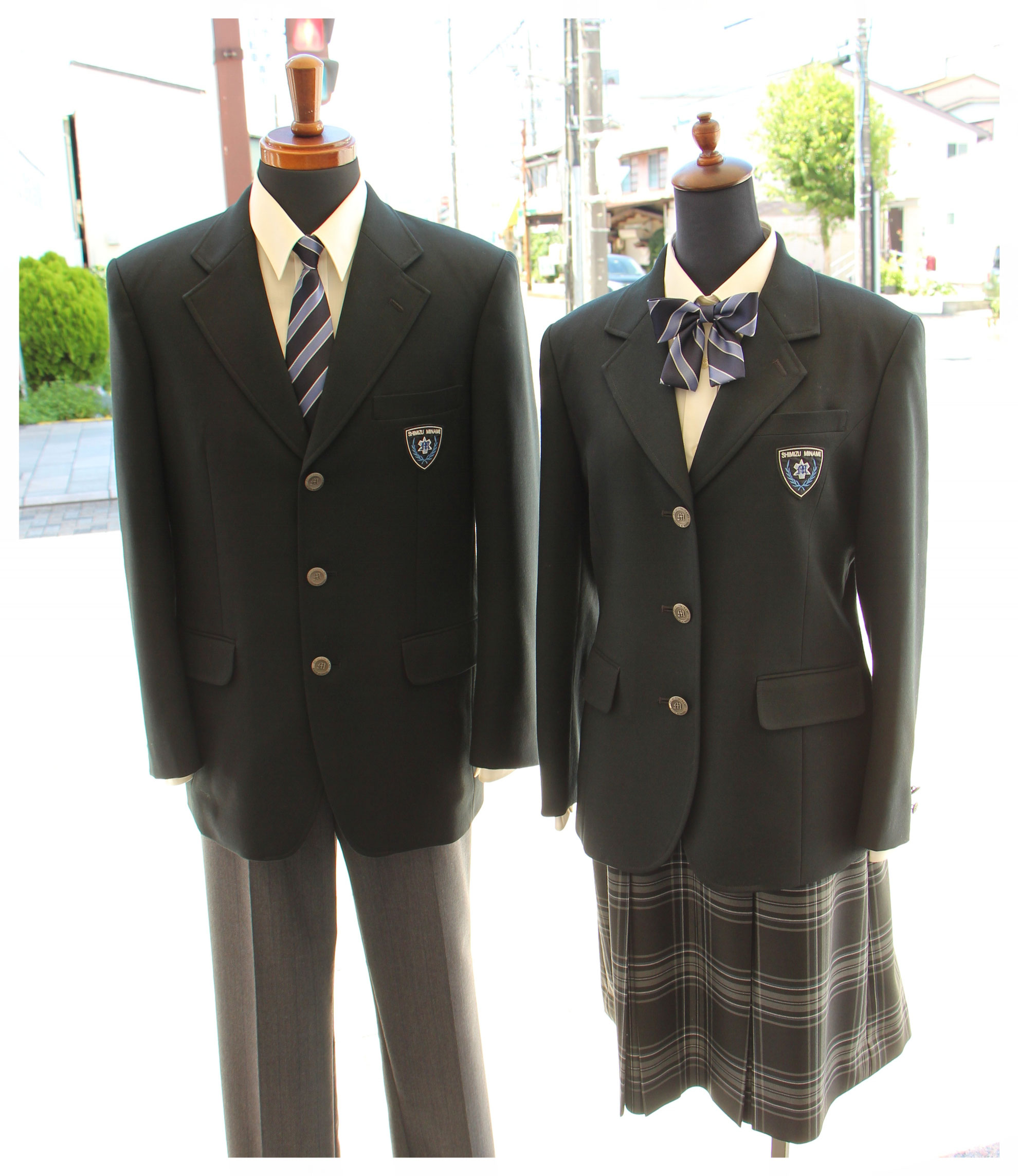 流行り の ブランド () OS414 静岡県 5点セット/M/W69/ブレザー/ 清水南高等学校・中等部 学生服